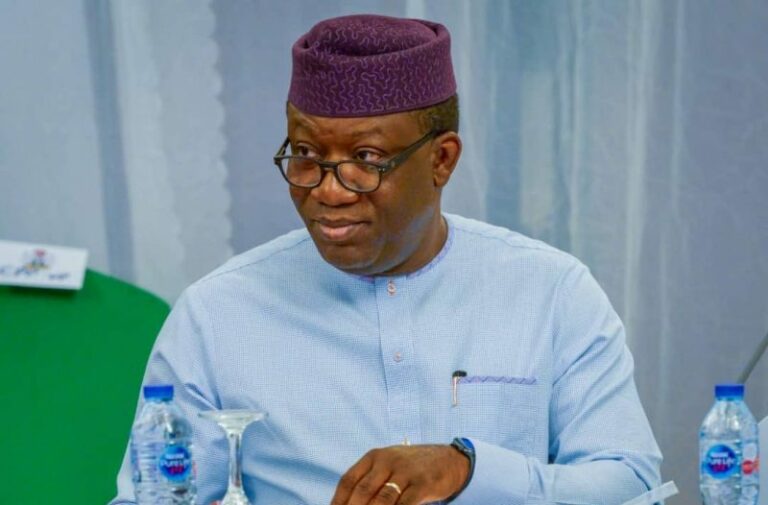 Gbenga Sodeinde in Ado Ekiti Former Ekiti State governor and Visiting Professor at King’s College Lo...