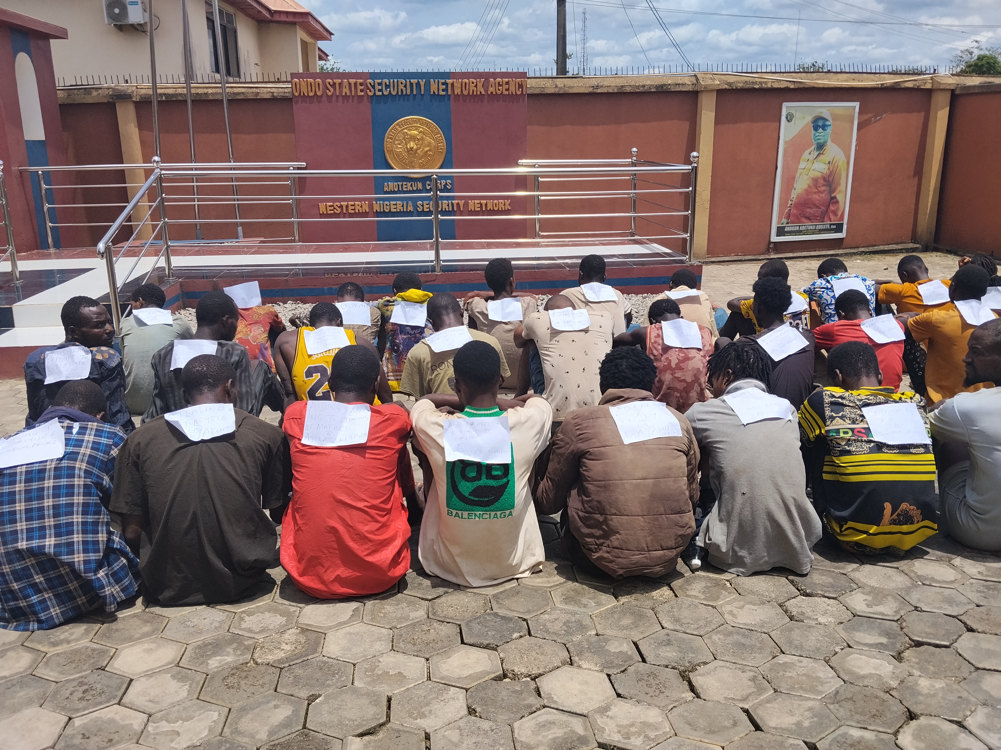 Amotekun Corps has arrested 35 suspects for kidnapping and other crimes, rescuing victims and recove...