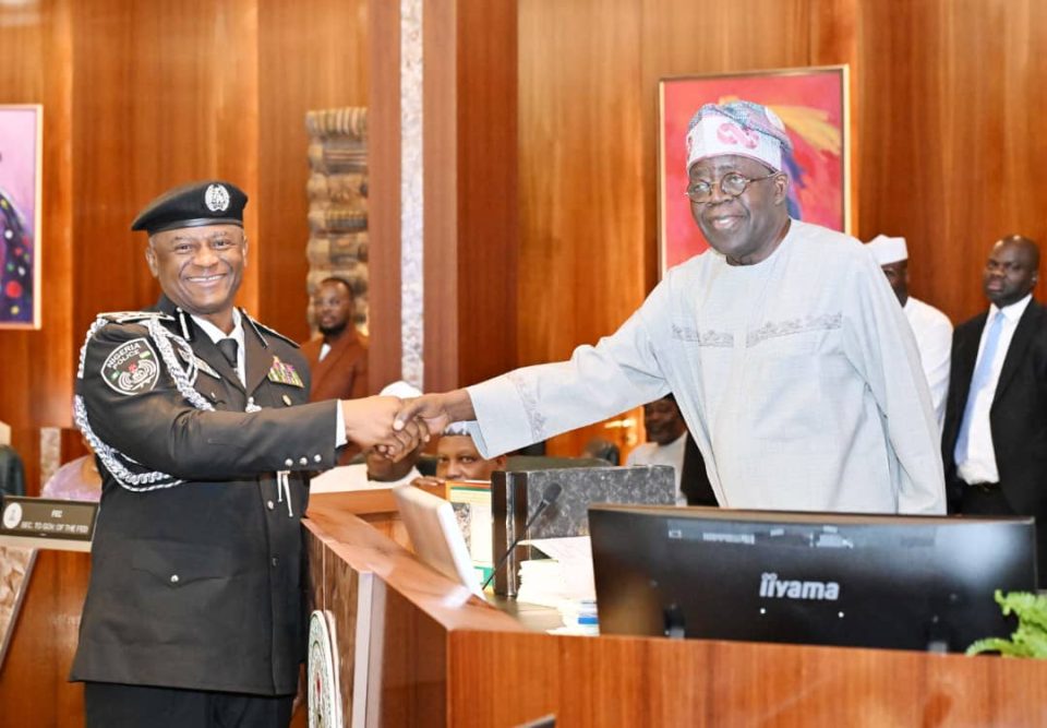 President Tinubu swears in Tunji Disu as IGP, vows heightened policing, addresses state police and r...