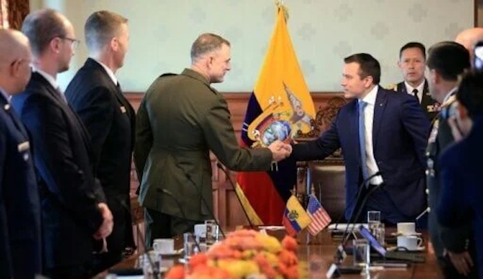 US and Ecuadorian forces begin coordinated operations targeting drug-trafficking gangs, aiming to di...