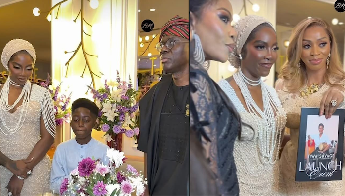 Afrobeats superstar Tiwa Savage unveils her music foundation at Lagos event, celebrating 100 young t...
