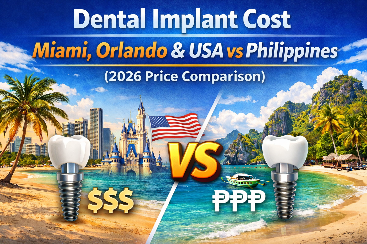 Language : EnglishTopics: Dental ImplantsFinancial PlanDental Implant Cost Miami vs Philippines
Dent...