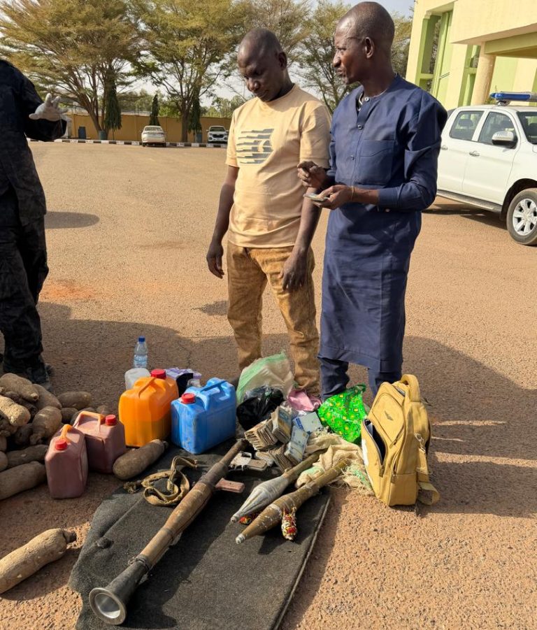 Operatives of the Department of State Services (DSS) have arrested two suspected arms couriers and r...