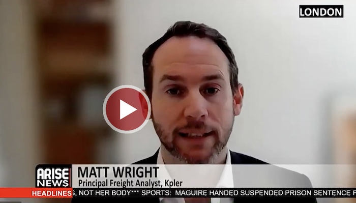 Maritime analyst Matt Wright says Iranian threats and vessel attacks continue to discourage ships fr...