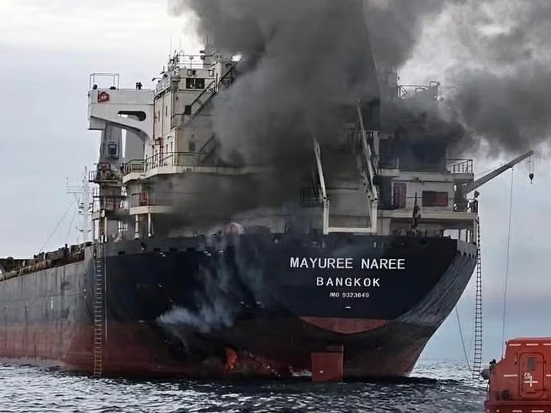 Global shares fall as Iran’s shipping attacks push oil prices above $100 again, fueling market volat...