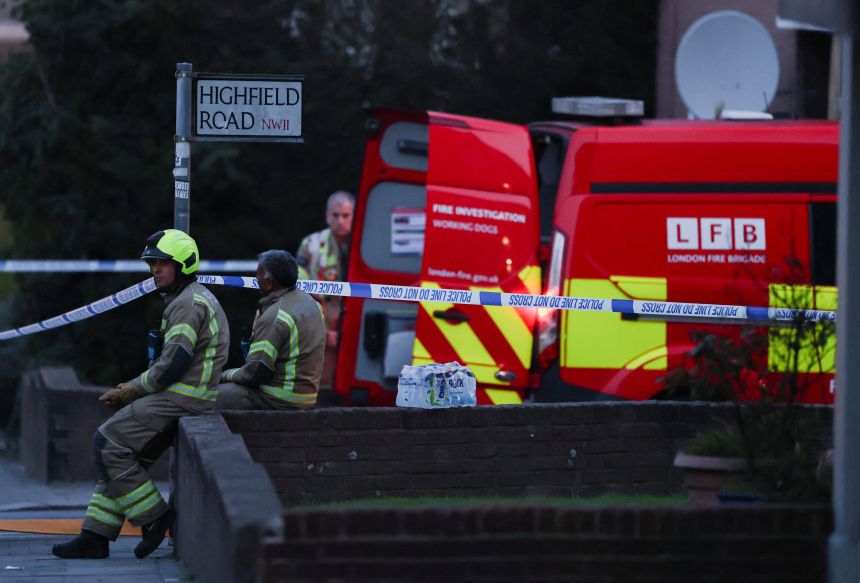 Four Jewish community ambulances destroyed in Golders Green fire as police classify incident as anti...