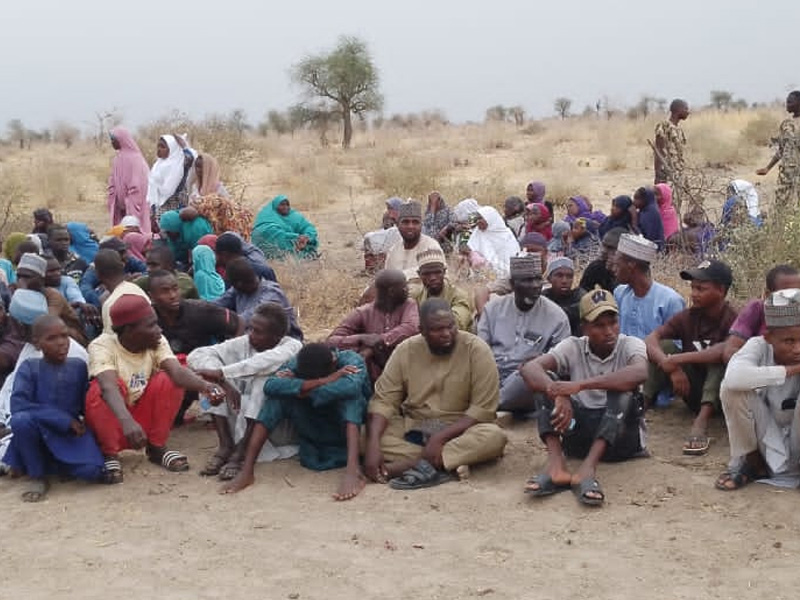 Troops of Operation Hadin Kai rescued over 150 civilians and foiled a mass abduction attempt by Boko...