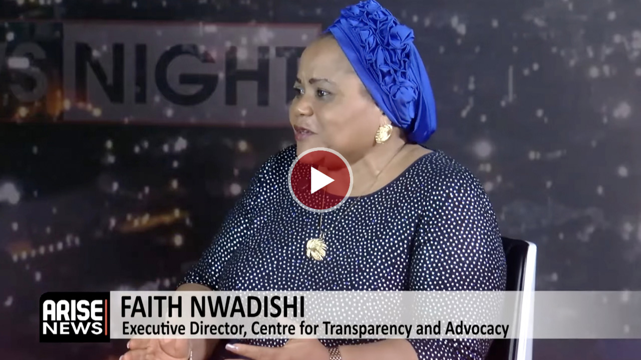 Executive Director of the Centre for Transparency Nwadishi says parties and civic institutions have...