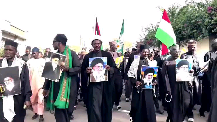 Thousands of protesters in Kano condemn Israeli actions in Palestine and attacks on Iran during Quds...