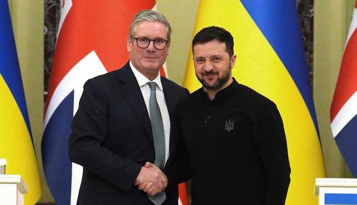 Zelenskyy meets UK leaders as US sanctions shift fuels concern over Russia’s war and rising global t...