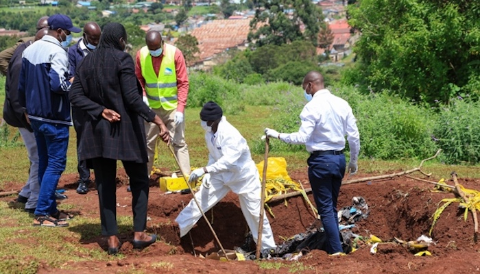 Police say 33 bodies exhumed in Kericho were transferred from a hospital morgue, prompting investiga...