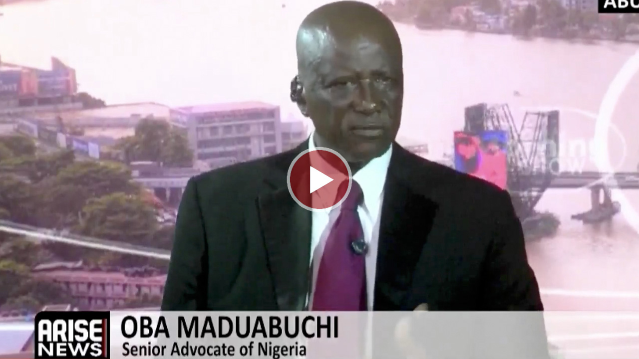 Senior Advocate Oba Maduabuchi says Nigeria needs a strong and vibrant opposition to protect its dem...