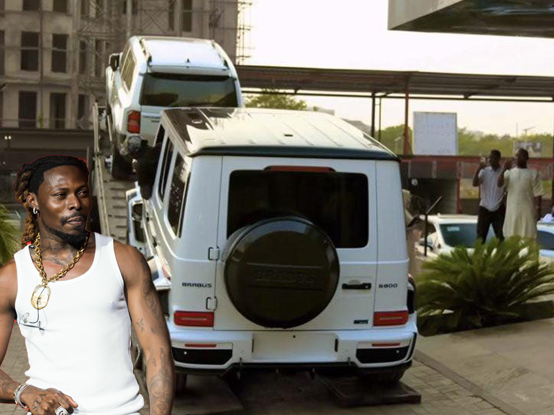 Afrobeats star Asake surprises his parents with luxury SUVs while adding a high performance Brabus G...