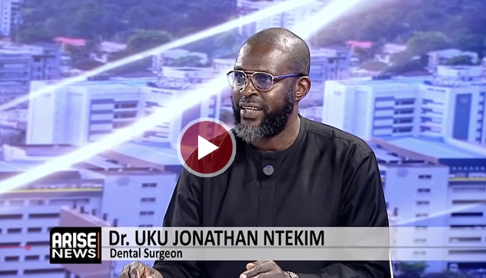 Dental surgeon Uku Jonathan Ntekim says poor oral hygiene is linked to heart disease and diabetes, u...