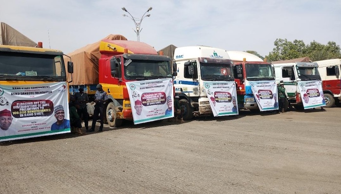 Kano government begins distribution of 100,000 bags of rice donated by Dangote Foundation to support...