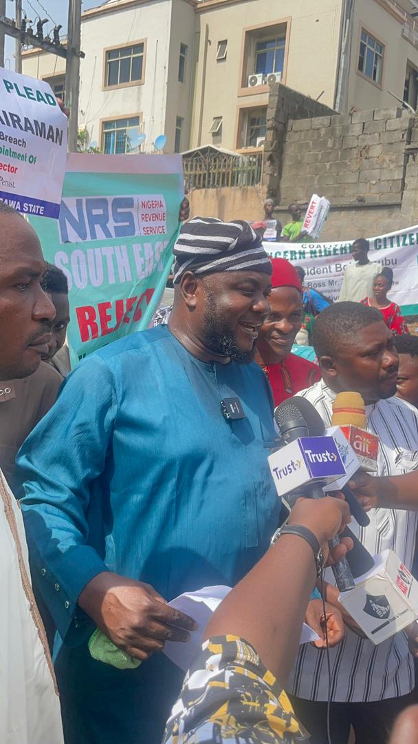 A group, the Coalition of Concerned Nigerian Citizens, on Monday, staged a peaceful protest at the h...
