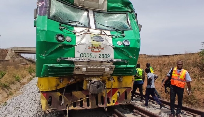 NSIB investigates detached locomotive hitting passenger train on Rigasa–Idu line, assessing operatio...