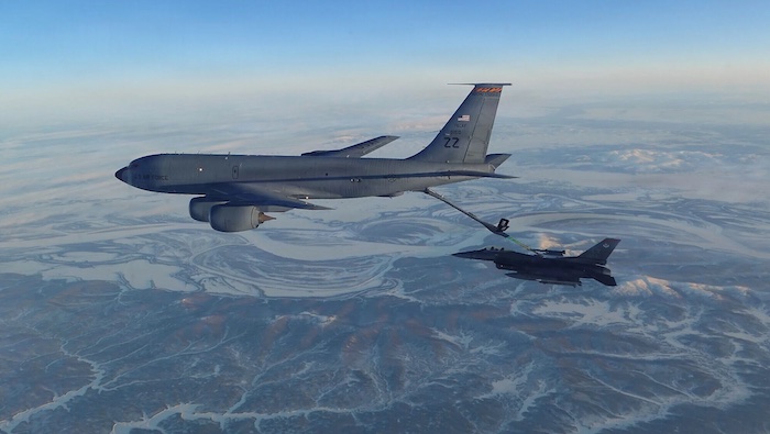 Four US crew members killed after KC-135 refueling aircraft crashes in Iraq during operations linked...