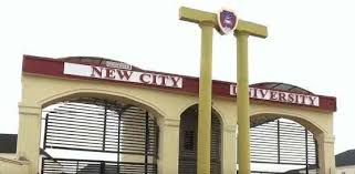 Funmi Ogundare New City University, Ayetoro, Ogun State, on Tuesday, matriculated 35 pioneer studen...