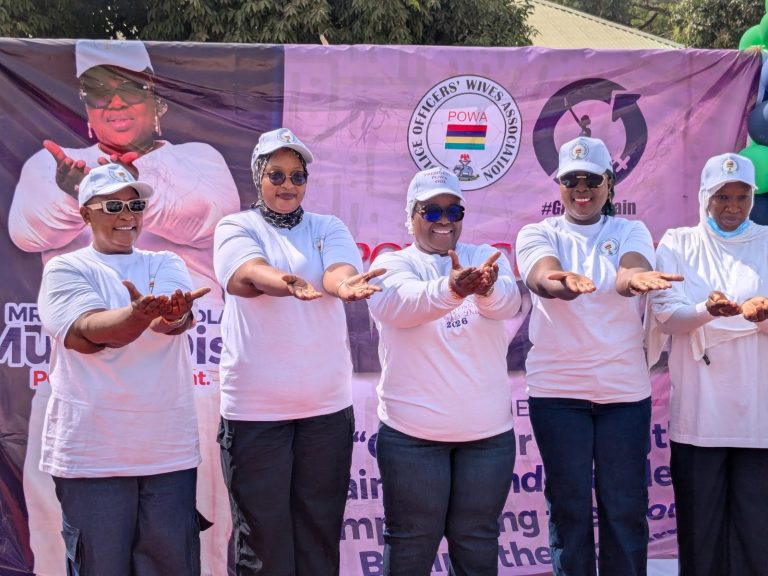 Chiemelie Ezeobi The President of the Police Officers’ Wives Association (POWA), Mrs. Olufunmilola...