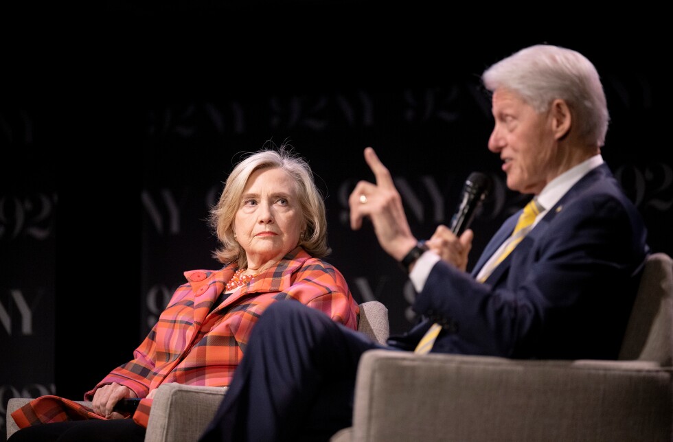 Video shows Hillary Clinton clash over leaked deposition photo as both Clintons deny prior knowledge...