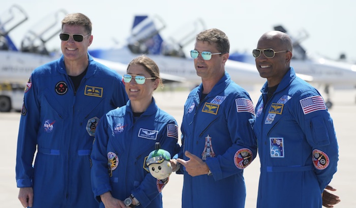 NASA's Artemis II astronauts arrive in Florida, preparing for the first crewed Moon mission in over...
