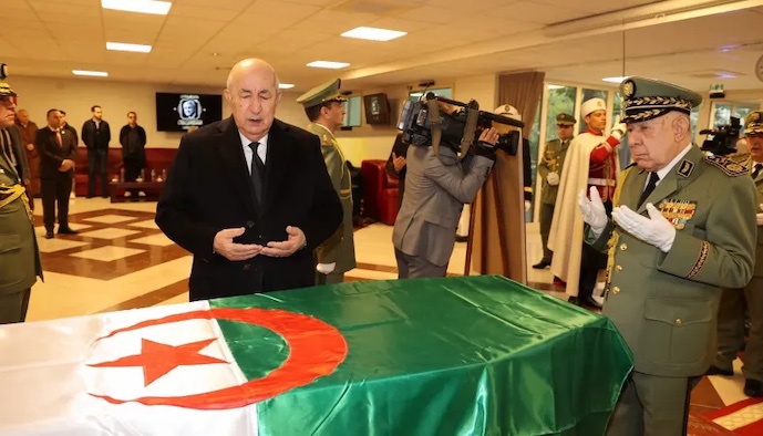 Algeria buries former president Liamine Zeroual with full military honours after death following pro...