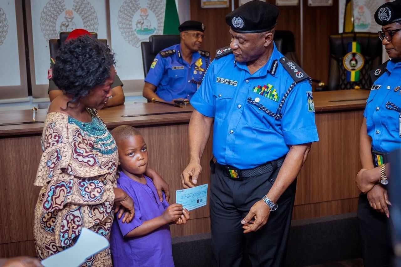 IGP Disu awards N185m to families of fallen officers, praising their courage, sacrifice, and unwaver...