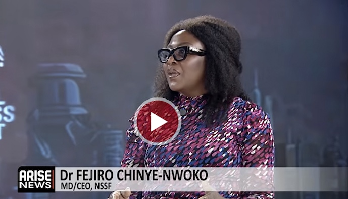 Chief Executive of Nigeria Solidarity Support Fund Chinye-Nwoko says expanding health insurance cove...