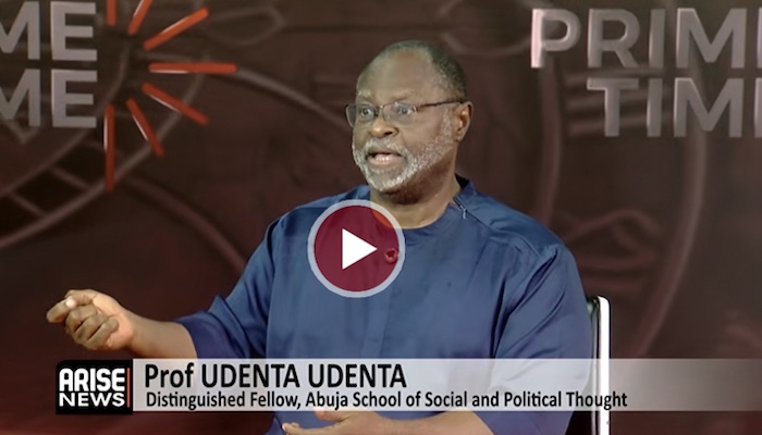 Professor Udenta Udenta says Nigeria is sliding into competitive authoritarianism, warning that stat...