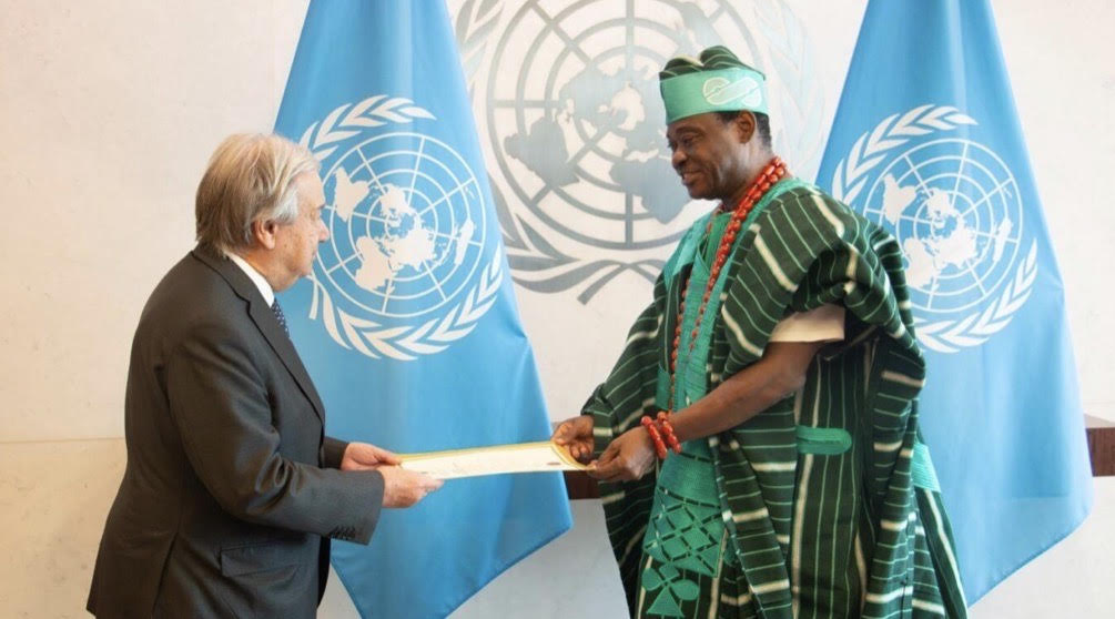 Jimoh Ibrahim has been officially accredited as Nigeria’s UN representative, pledges reforms while f...