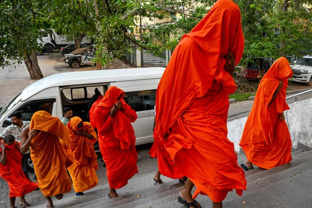 Twenty-two Sri Lankan monks returning from Thailand were arrested at airport with record 242 pounds...