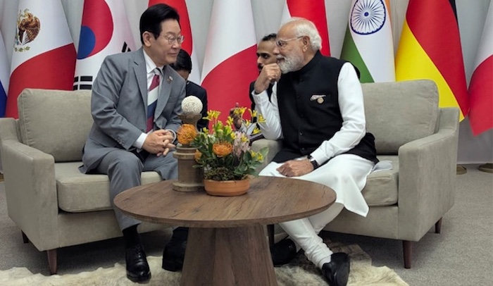 President Lee seeks stronger economic ties with India, focusing on shipbuilding, supply chains, and...