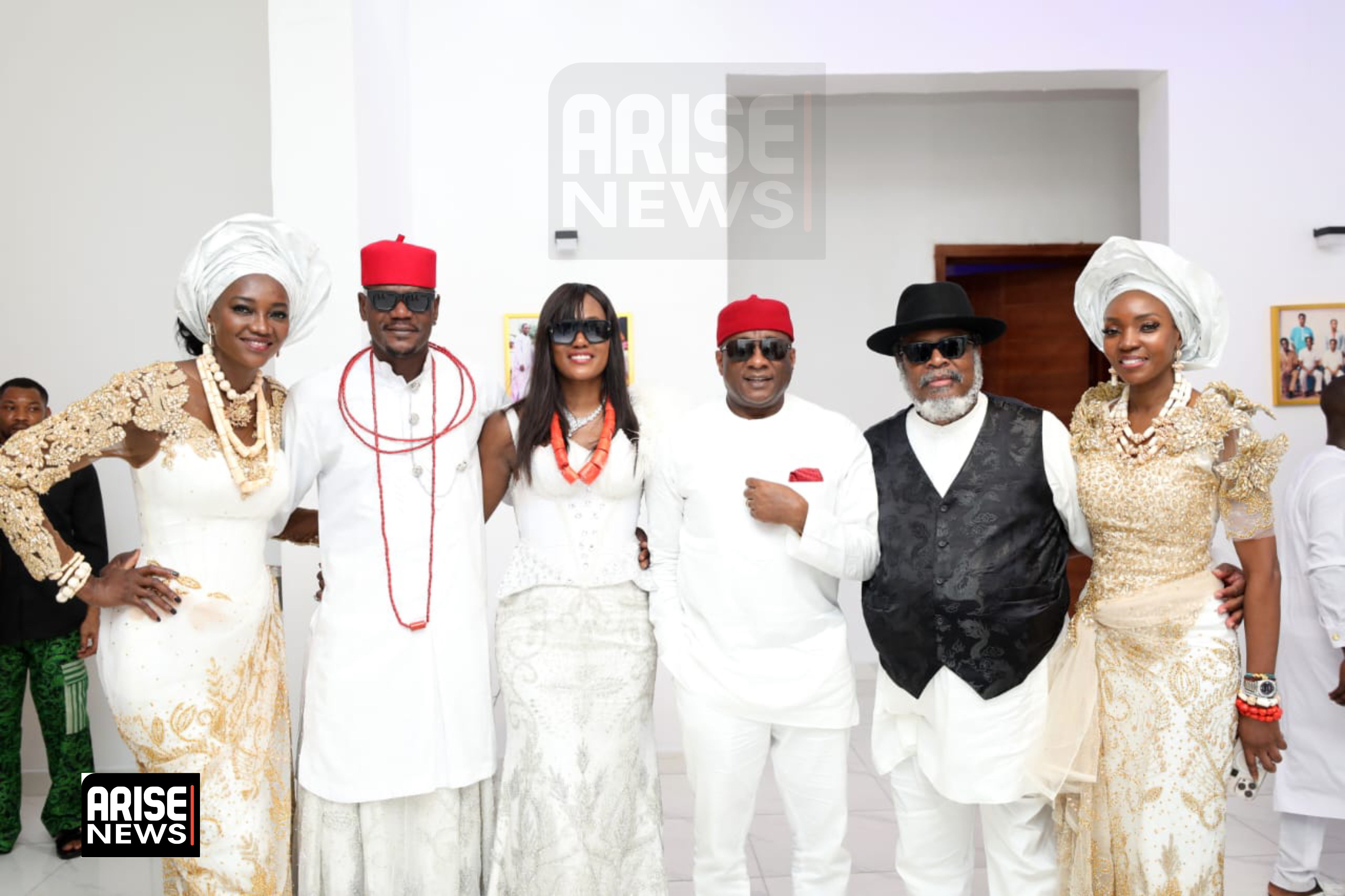 See some of the faces that graced the funeral rites of Chief Matthew Egwuenu, father of Ojy Okpe, in...