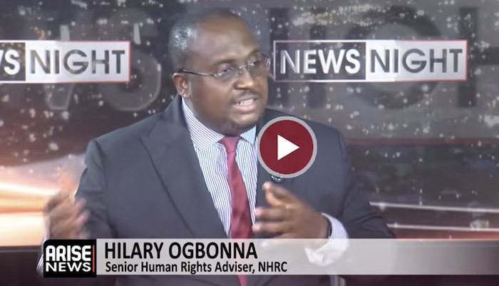 Senior Human Rights Adviser, NHRC, Hilary Ogbonna notes 5% rise in human rights violations recorded...