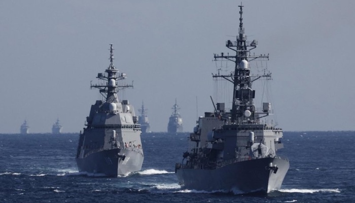 Chinese naval vessels transit Okinawa waterway after Pacific drills, days after Japan destroyer cros...