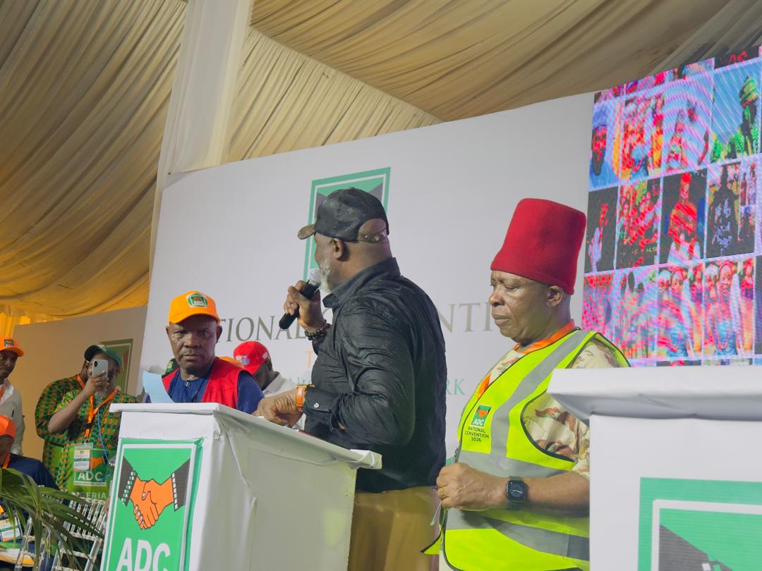 Dino Melaye declares ADC convention will proceed despite venue obstacles, failed cooling systems and...