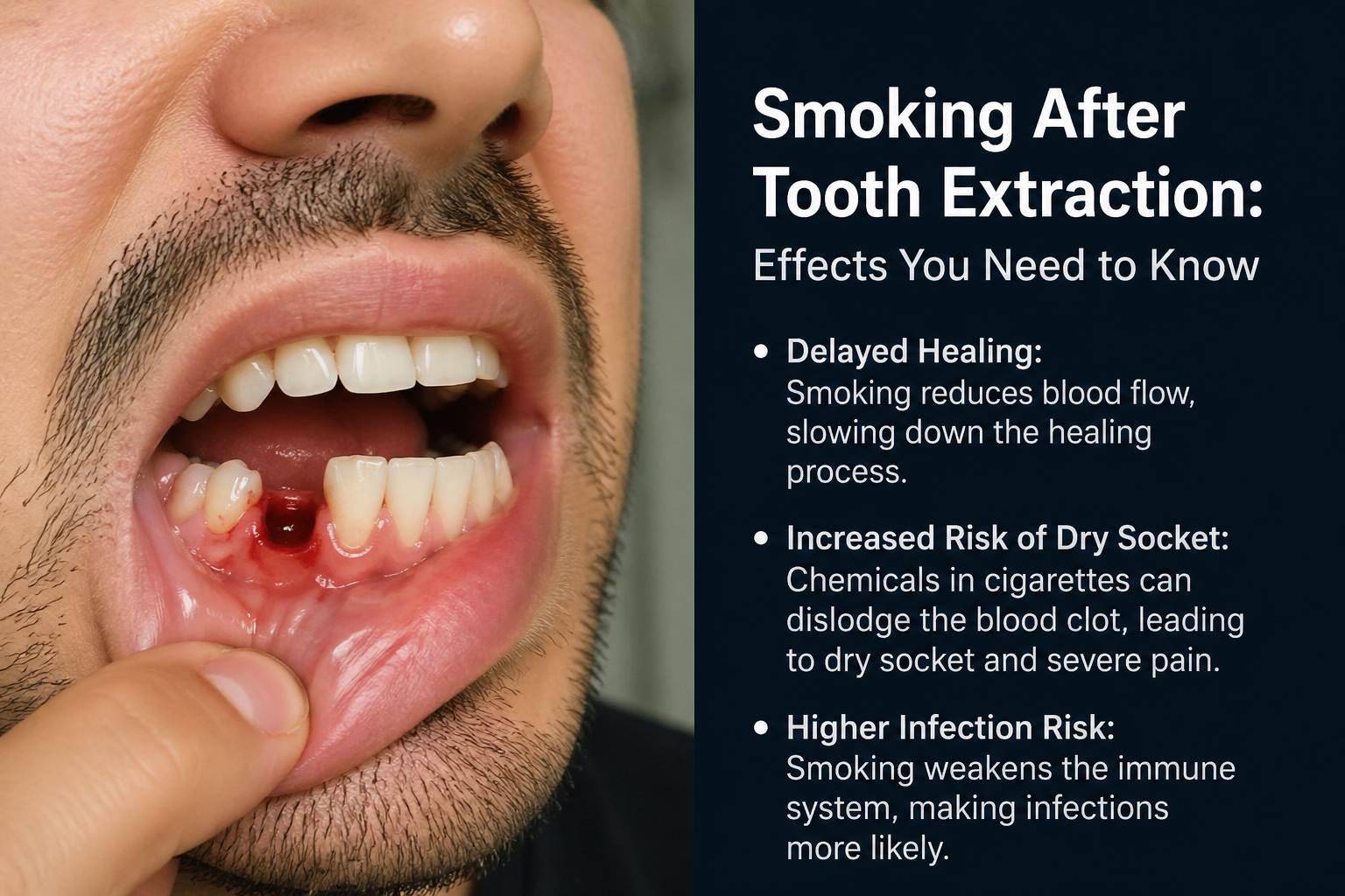 Language : EnglishTopics: Smoking effects on teethA Clinical Recovery Guide from a Missouri Dental B...