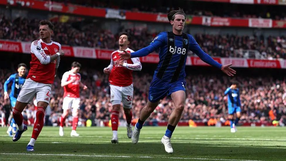 Arsenal fall 2-1 to Bournemouth, missing chance to go 12 points clear as title pressure intensifies....