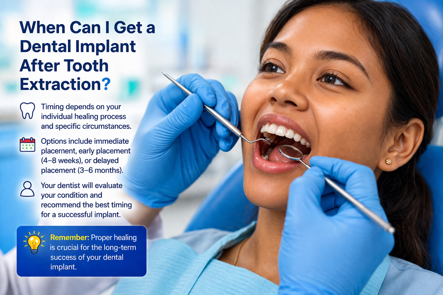 Language : EnglishTopics: Dental ImplantsExtractionOne of the most common questions after losing a t...