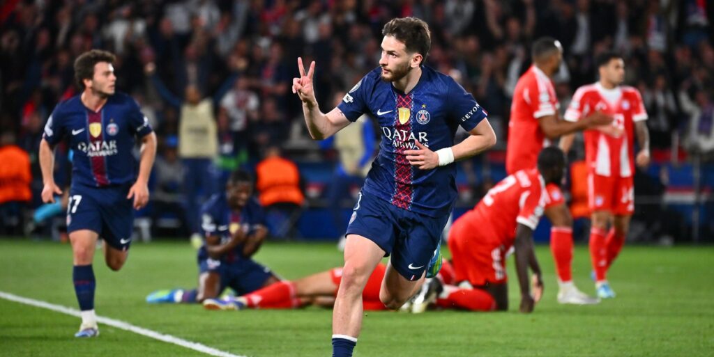 PSG beat Bayern Munich 5-4 in Paris in a nine-goal Champions League semi-final first-leg clash, with...