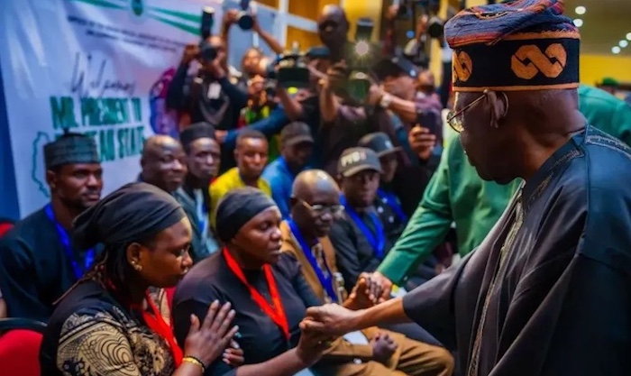 Tinubu explains airport meeting with Plateau victims, citing logistics, security limits, prolonged C...