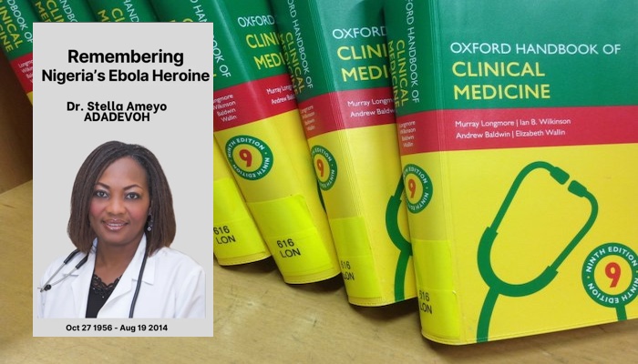 Oxford medical handbookrecognises Adadevoh’s role in isolating Nigeria’s index Ebola case and preven...