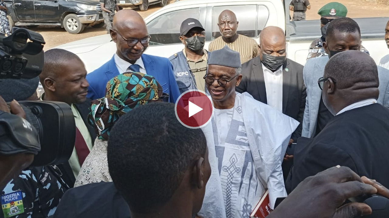 Nasir Ahmad El-Rufai appears in court on Monday over fraud charges, speaks on ADC convention despite...