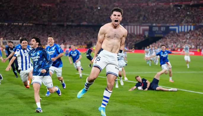 Real Sociedad stunned Atlético Madrid in Seville, winning the Copa del Rey after a dramatic penalty...