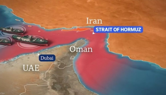 Oil prices climbed after reports of gunfire striking vessels in the Strait of Hormuz, heightening te...