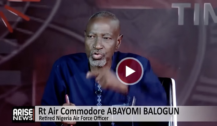 Air Commodore, Abayomi Balogun, (Rtd), bemoans insecurity in Nigeria, says armed forces are handicap...
