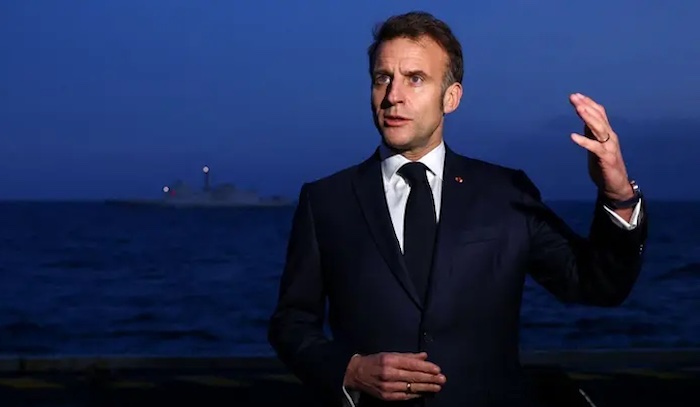 Macron warns military action cannot reopen Strait of Hormuz, urging diplomacy with Iran amid escalat...