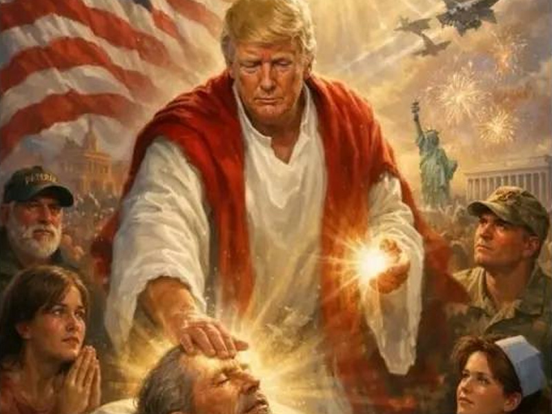 Trump shares AI image as Christ, escalates feud with Pope Leo XIV over war, migration, and global po...