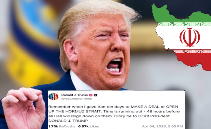 Trump warns Iran faces severe consequences within 48 hours if it fails to reopen strategic Strait of...